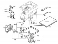 Bosch 0 600 850 203 Axt 2000 Chopper 230 V / Eu Spare Parts